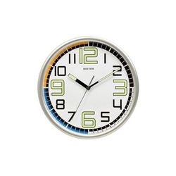 Reloj Rhythm De Pared CMG596NR19 Básico Redondo Plateado
