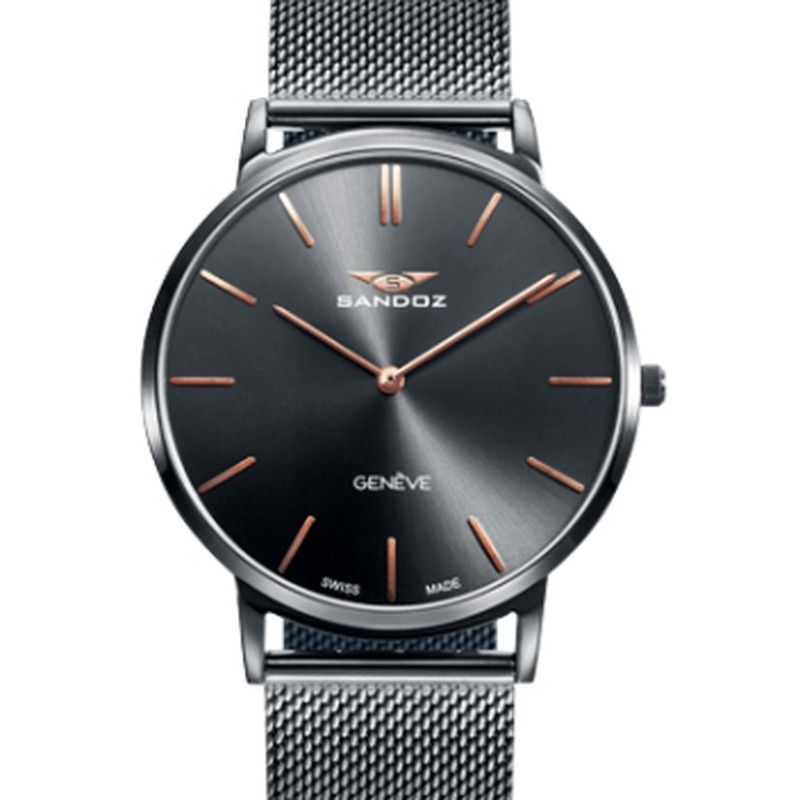 Reloj Sandoz Hombre 81445-17 Negro Esterilla