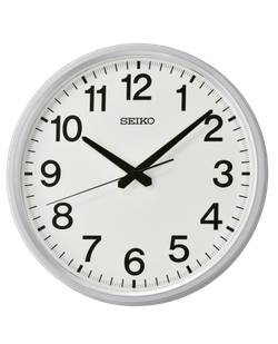 Reloj Seiko Clock De Pared QHA009A Plástico Plata
