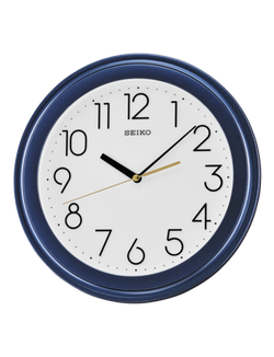 Reloj Seiko Clock De Pared QXA577L Plástico Azul