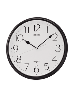 Reloj Seiko Clock De Pared QXA651K Plástico Negro