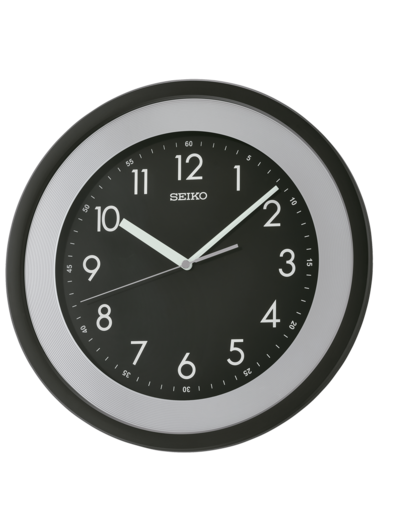 Reloj Seiko Clock De Pared QXA812K Plástico Negro