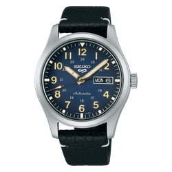 Reloj Seiko Hombre SRPG39K1 Piel Negra Acero Automático