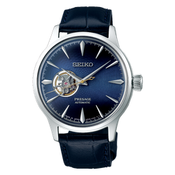 Reloj Seiko Hombre SSA405J1 Presage Acero Piel Azul Automático