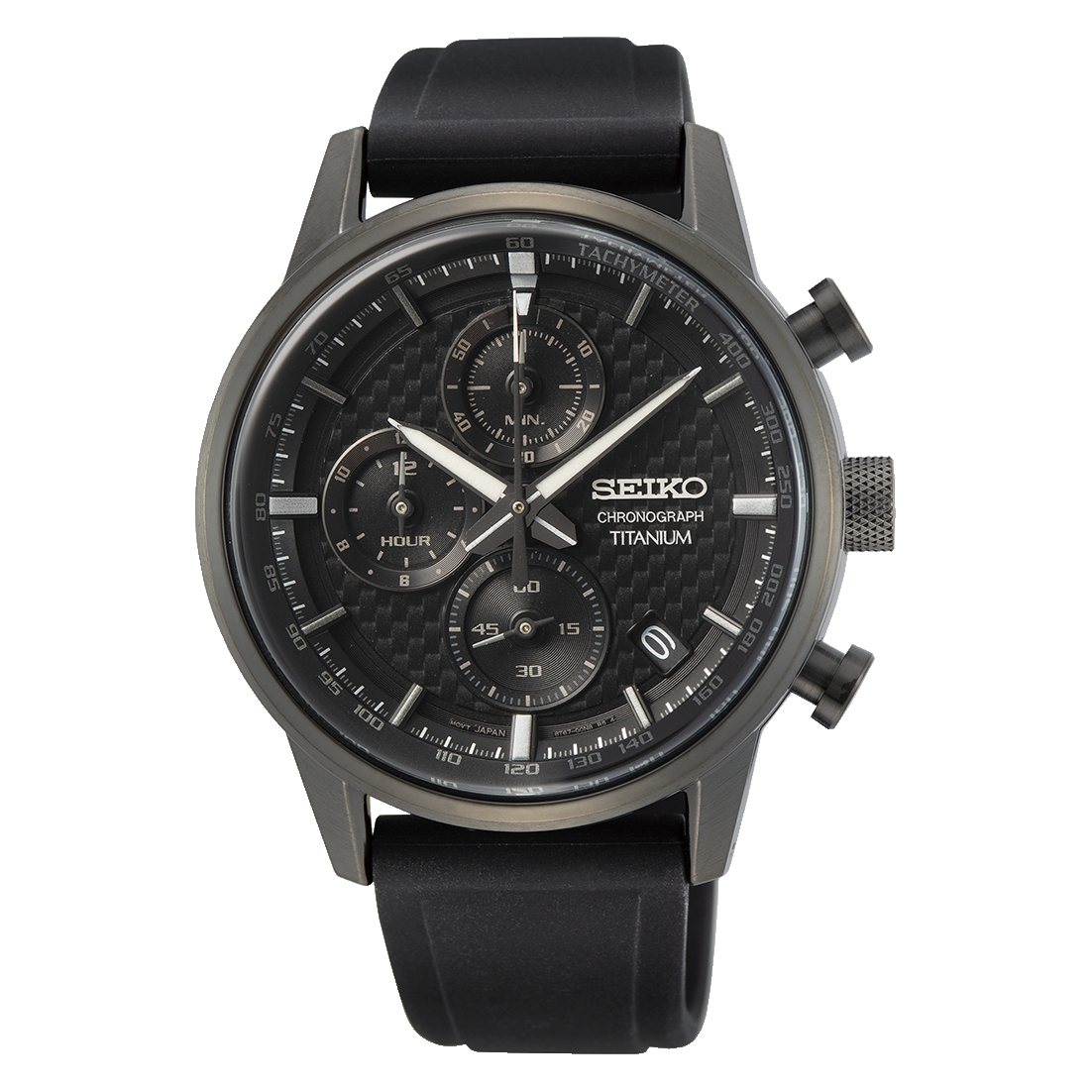 Reloj Seiko Hombre SSB393P1 Cronógrafo Acero Negro Analógico