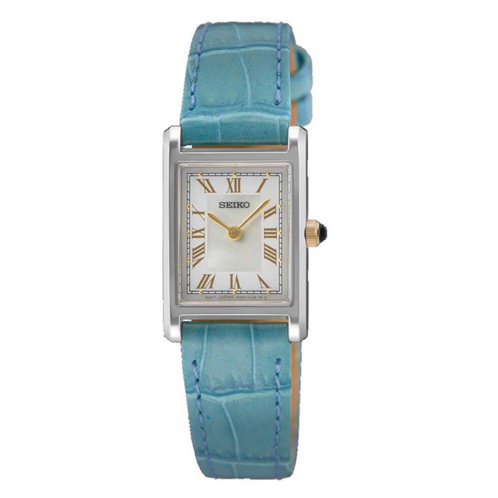 Reloj Seiko Mujer SWR101P1 Classic Piel Turquesa