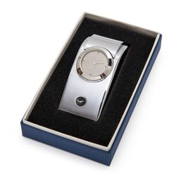 Reloj Sobremesa Acero PU8010 Cromado