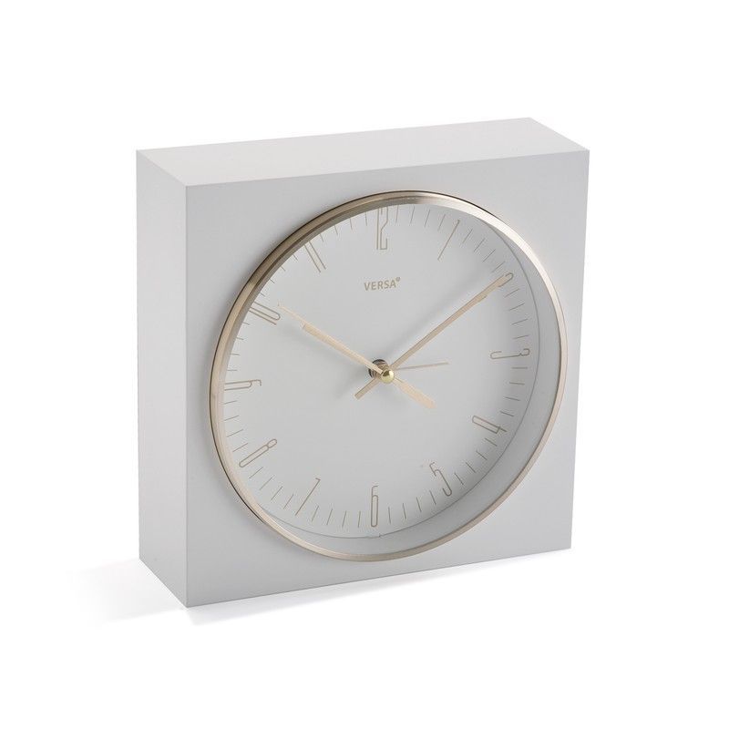 Reloj sobremesa blanco