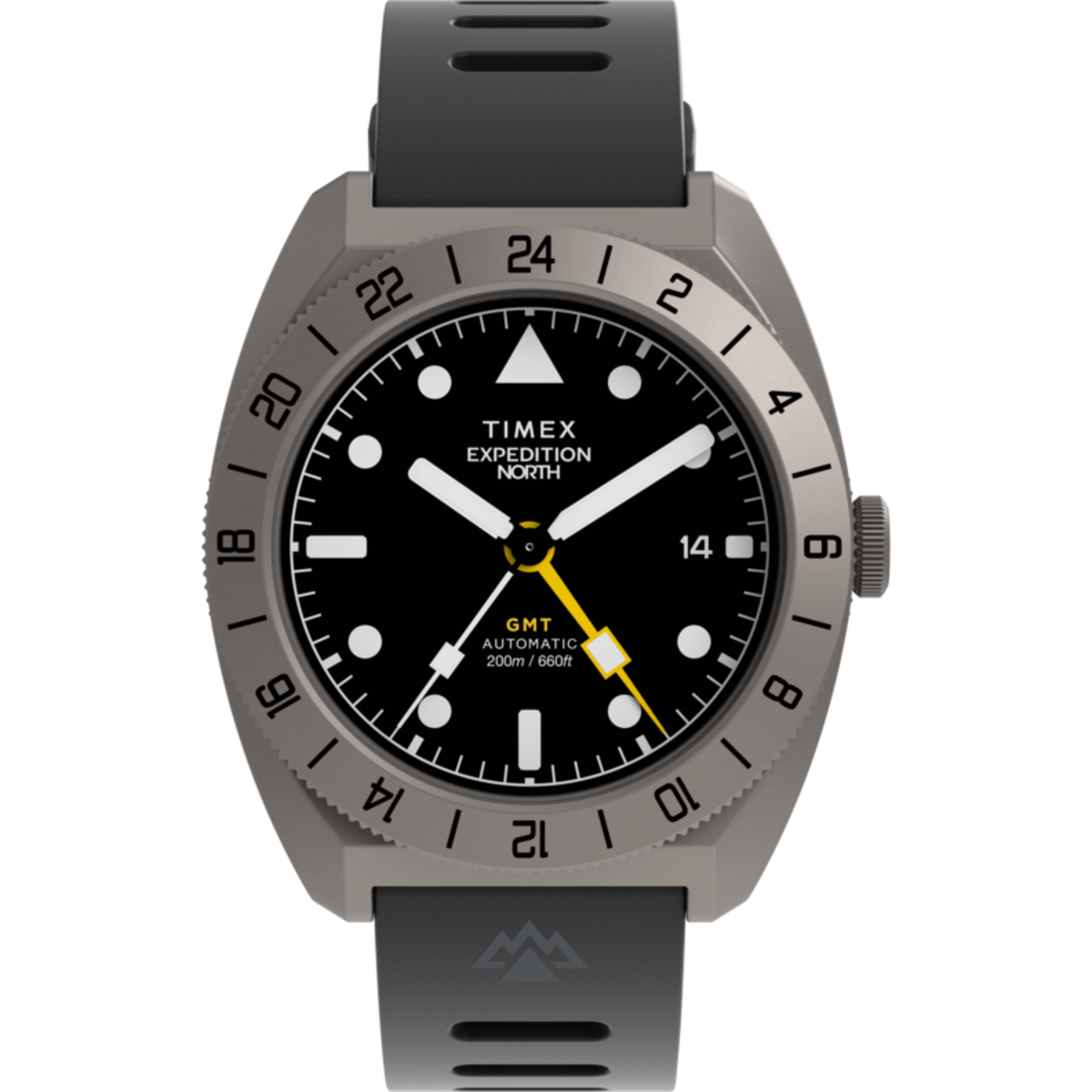 Reloj Timex Hombre TW2W53000 Expedition North Automático Titanio Negro Analógico