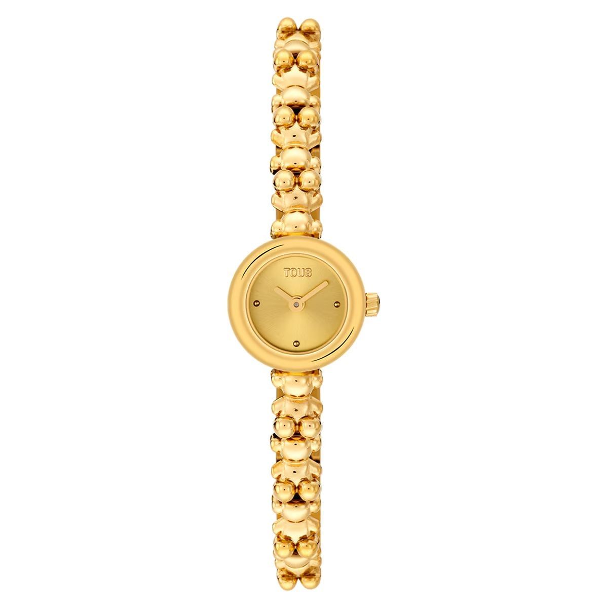 Reloj Tous Bold Bear Round Dorado