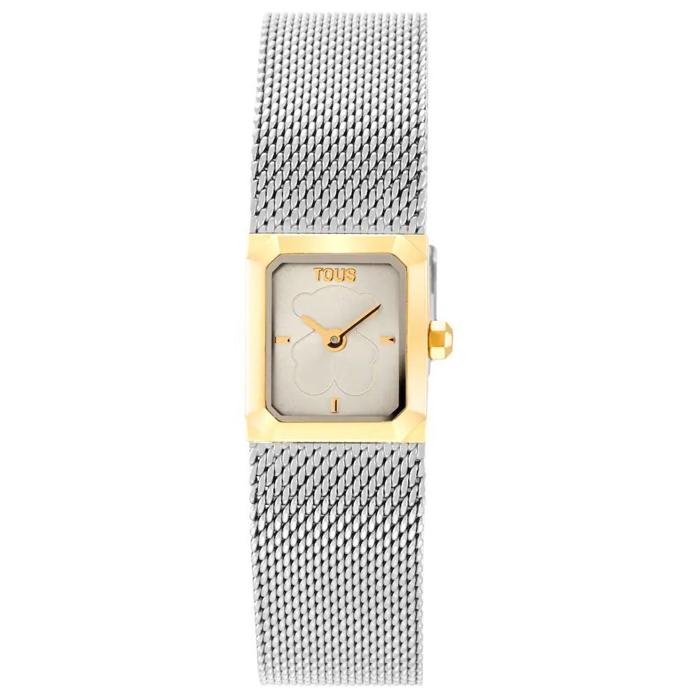 Reloj Tous Mini Mesh Combinado Gold