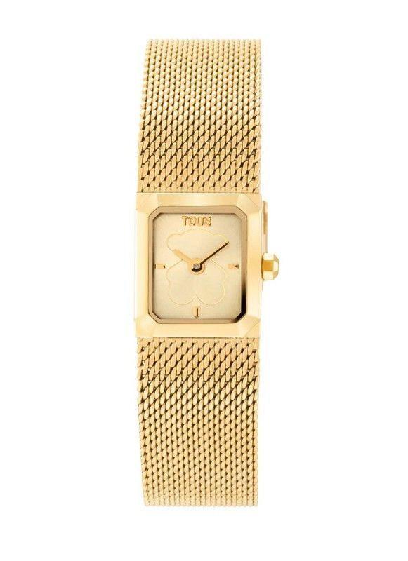 Reloj Tous Mini Mesh Gold