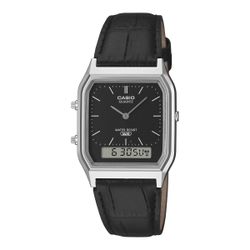 Reloj unisex Casio analógico-digital AQ-230 Silver Black