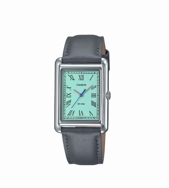 Reloj unisex Casio rectangular Azul Turquesa
