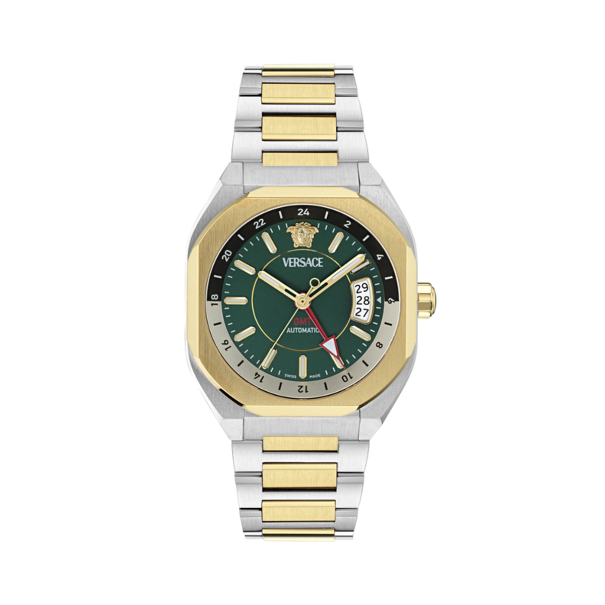 Reloj Versace Hombre VE0I00325 Acero Bicolor Dorado V-Contempo GMT