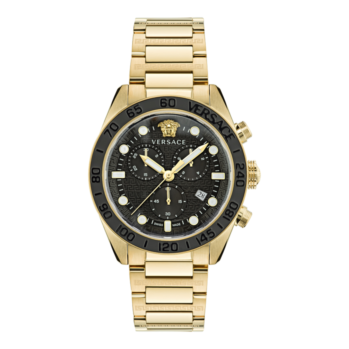 Reloj Versace Hombre VE6K00523 Dorado Greca Dome