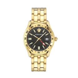 Reloj Versace Hombre VE7C00723 Dorado Greca GMT