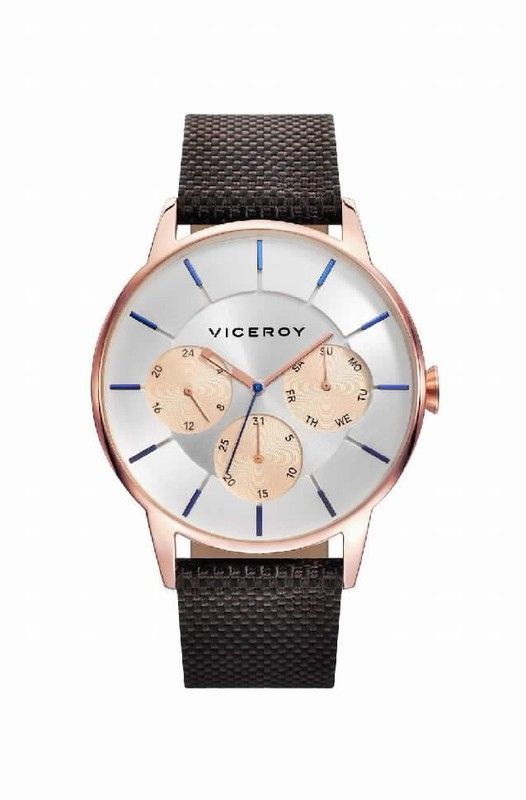 Reloj Viceroy de hombre con correa de nylon marrón