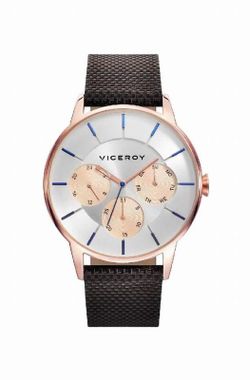 Reloj Viceroy de hombre con correa de nylon marrón