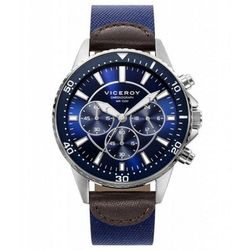 Reloj Viceroy Hombre 401069-37 Piel Azul
