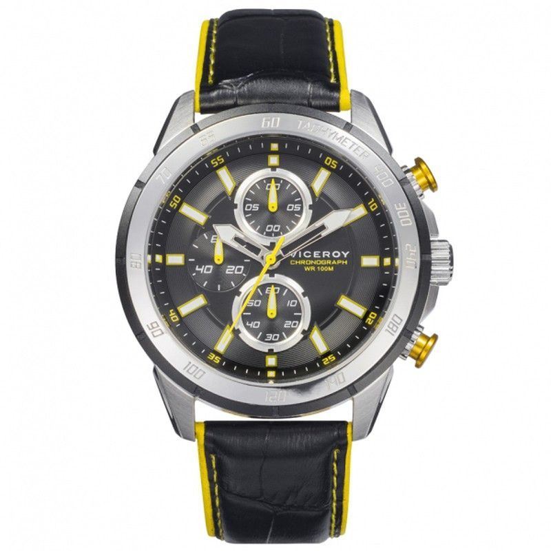 Reloj Viceroy Hombre 46799-57 Piel Negra