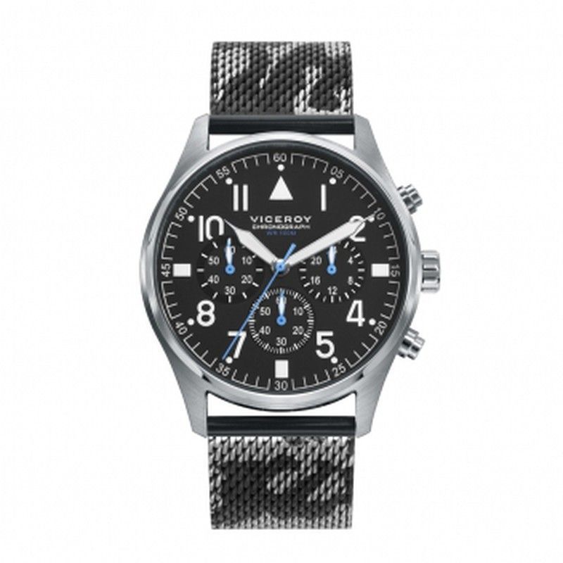 Reloj Viceroy Hombre 46805-94 Esterilla Camuflaje Negro