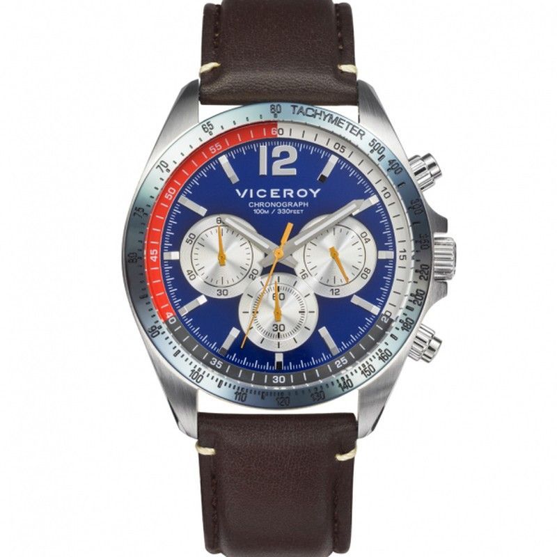Reloj Viceroy Hombre 471273-35 Piel Marrón