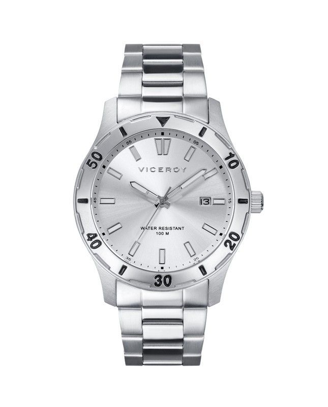 Reloj Viceroy hombre en acero con esfera plateada