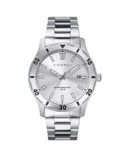 Reloj Viceroy hombre en acero con esfera plateada