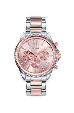 Reloj Viceroy Mujer 40930-73 Bicolor Acero Rosado