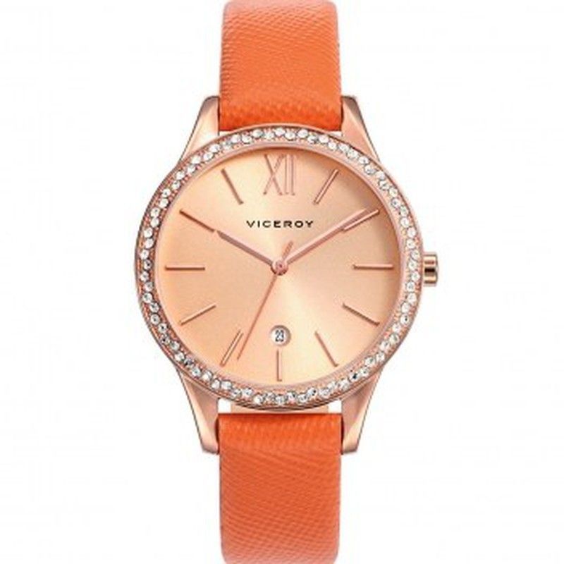 Reloj Viceroy Mujer 471098-93 Piel Naranja
