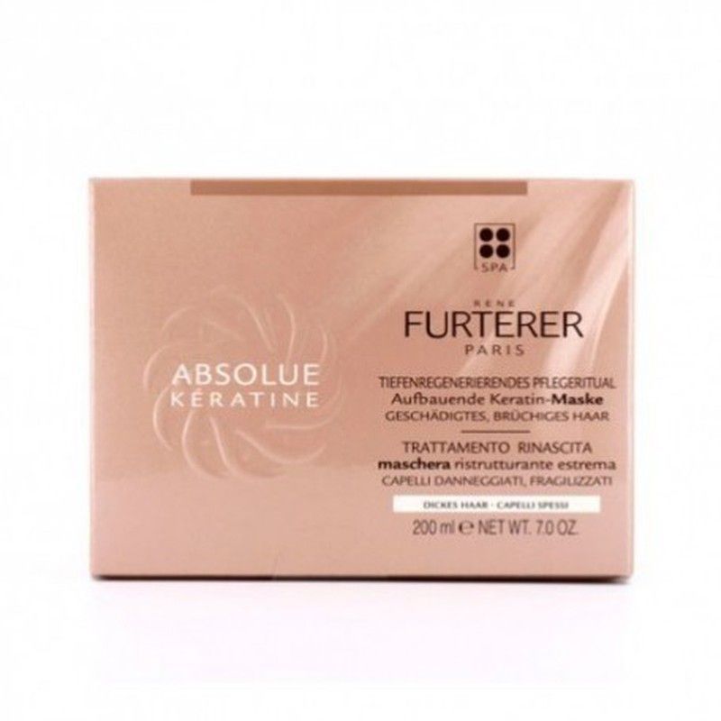 Rene Furterer Absolue Keratine Mascarilla Regeneracion Cabellos Fragiles 200 Ml