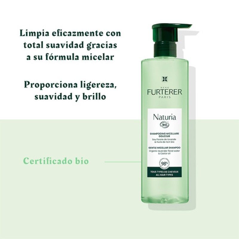 Rene Furterer Naturia Champu Micelar  400 Ml