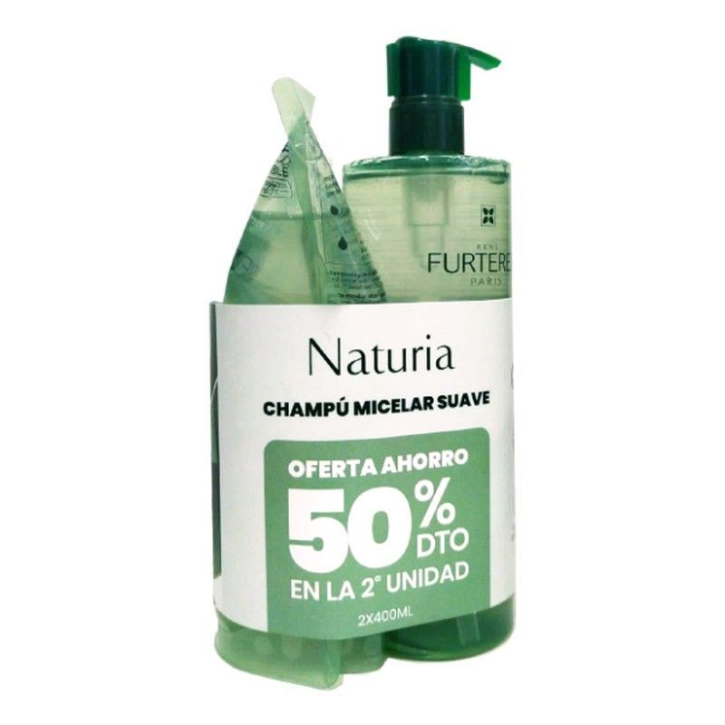 Rene Furterer Naturia Champú Micelar Suave 2x400ml