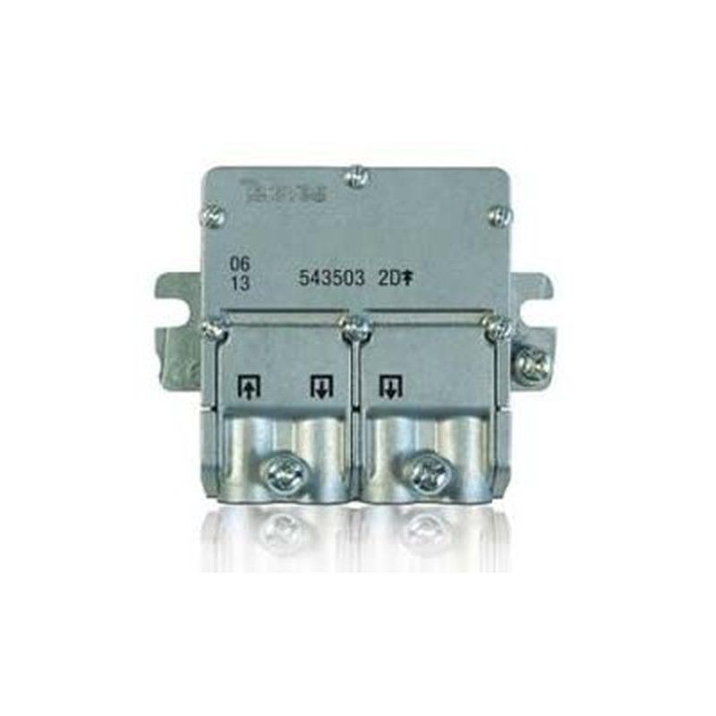 Repartidor distribuidor 2 salidas 4,3/4dB EasyF 543503 Televes