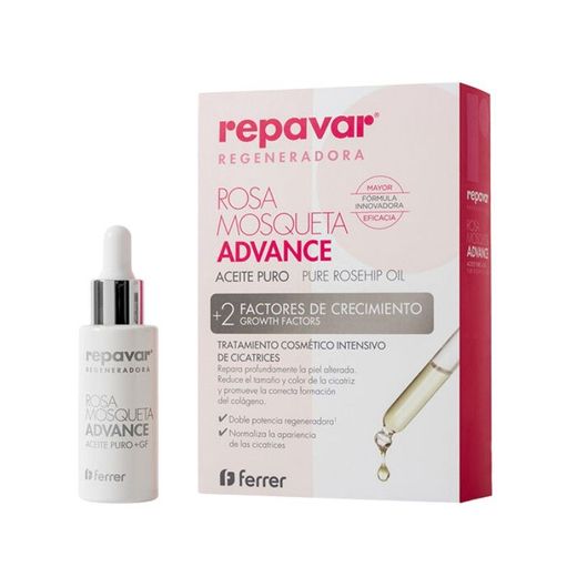 Repavar Aceite Puro de Rosa Mosqueta Advance 15 ml – Doble potencia regeneradora