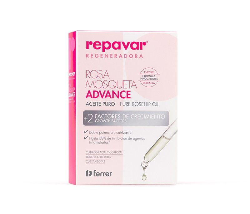 Repavar Regeneradora Aceite Puro Rosa Mosqueta Advance 15 ml