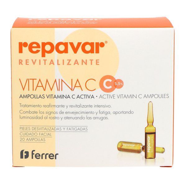 Repavar Revitalizante Ampollas Vitamina C 20amp