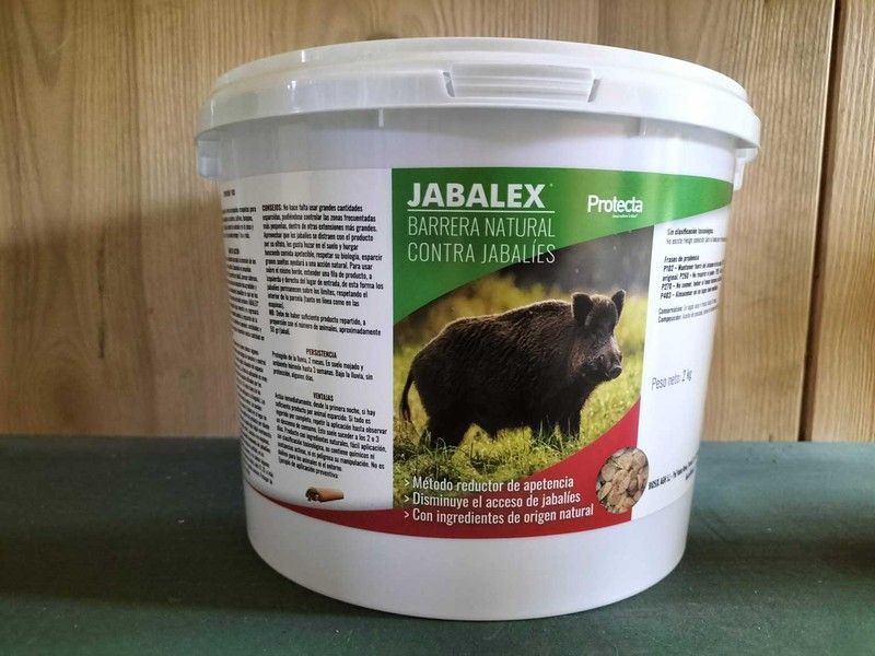 Repelente contra jabalíes natural en cubo de 2 kg