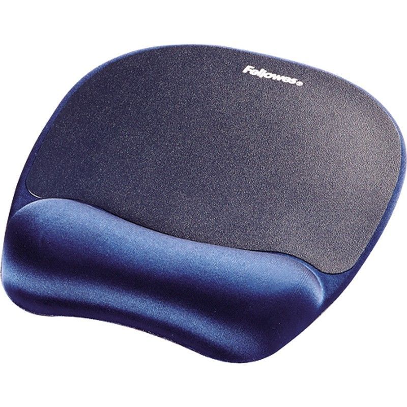 Reposamuñecas y alfombrilla memory foam de fellowes. 2 colores