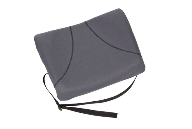 Respaldo de espuma ergonómico gris