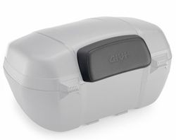 Respaldo para E46 Riviera  forrado en tejido negro con logotipo GIVI