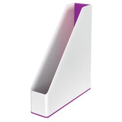 Revistero Leitz WOW DUAL, violeta/blanco