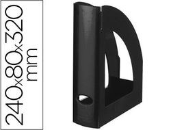 Revistero Plastico Q-Connect Negro Opaco