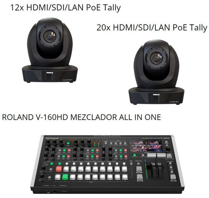 Rgblink Kit 12X Y 20X Hdmi/Sdi/Tally Y V-160Hd