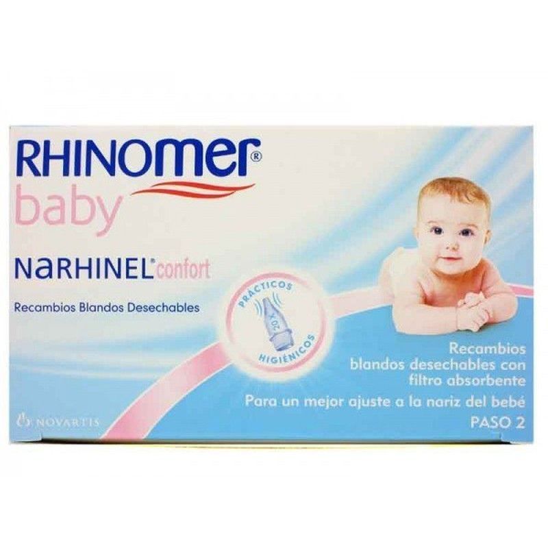 Rhinomer Baby Narhinel Confort 20 Recambios Blandos Desechables