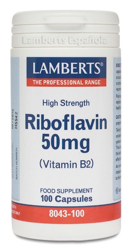 Riboflavin 50 Mg 100 Caps