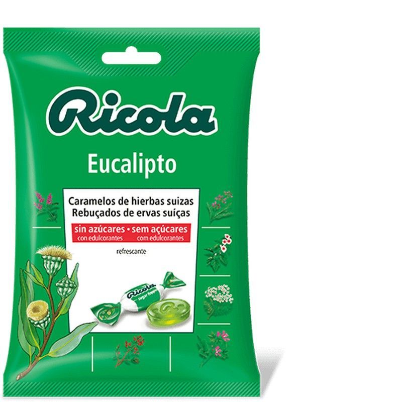 Ricola Bolsa Caramelos Eucalipto Sin Azúcar