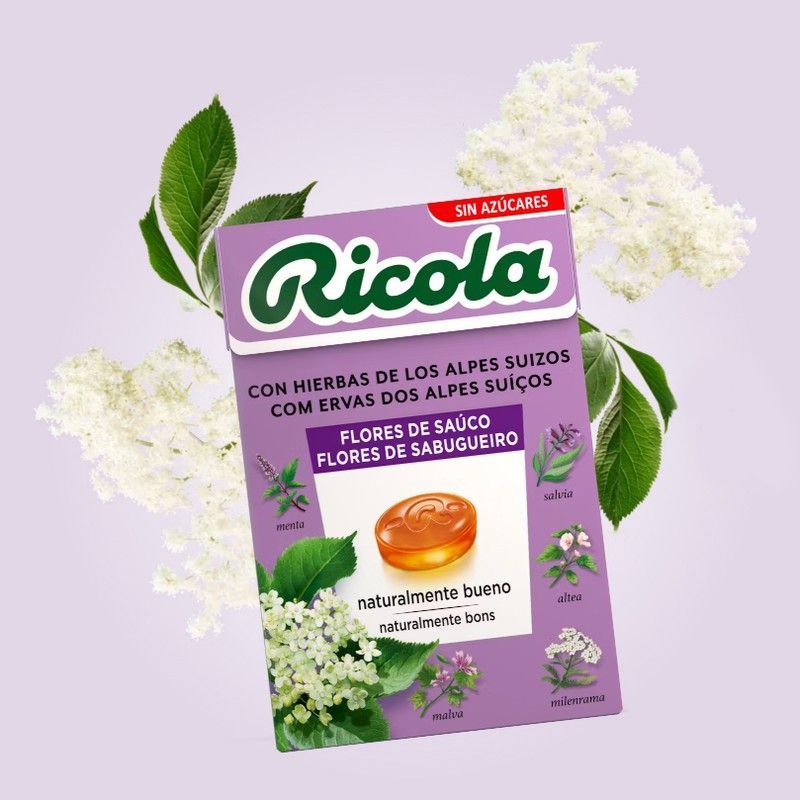 Ricola Caramelos de Flores de Saúco