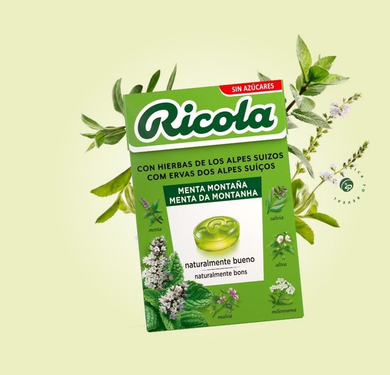 Ricola Caramelos de Menta Montaña 50 g